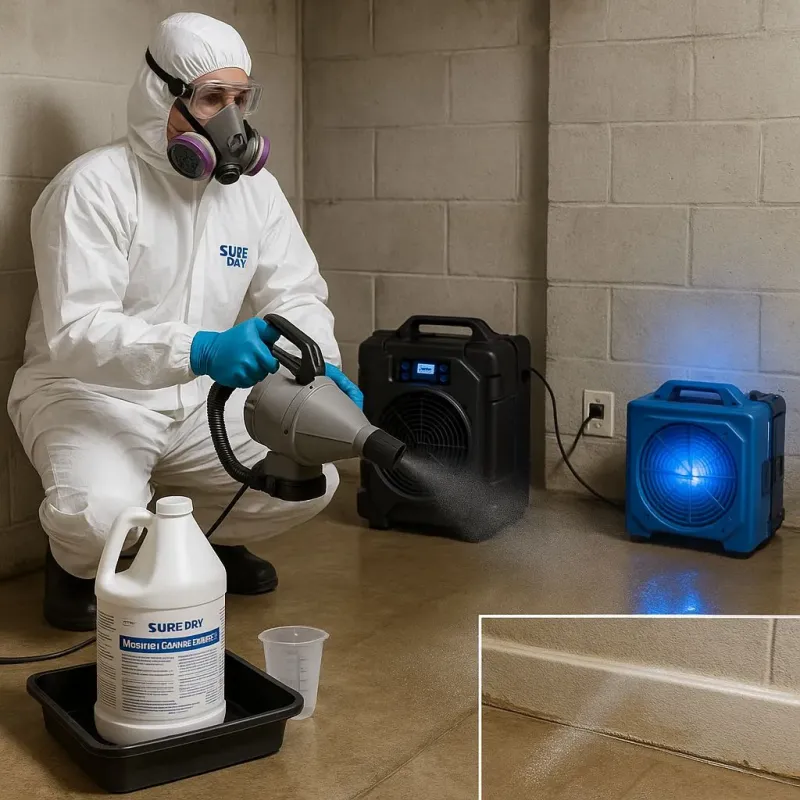 Sanitization and Odor Removal process in Frontenac, MO